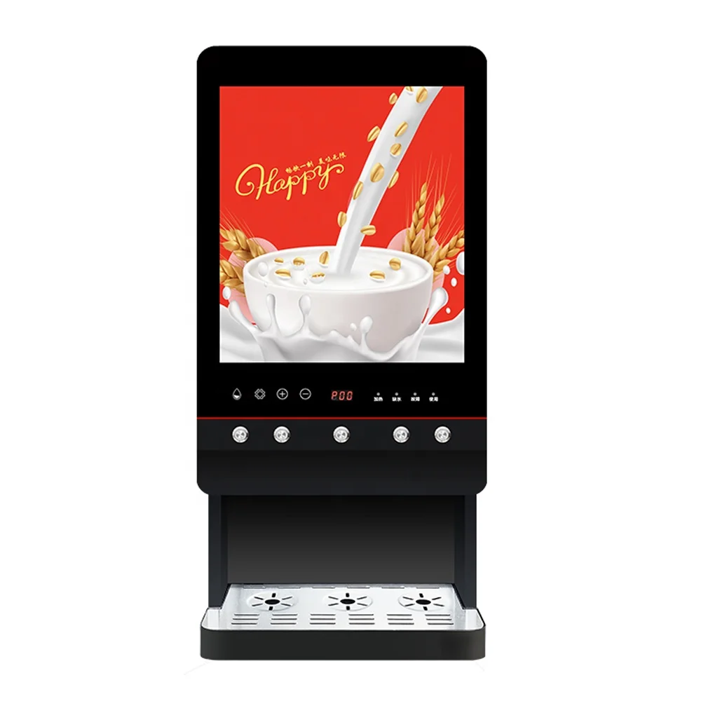 D-503-T Coin Operated Tabletop Fully Automatic Hot Cold Instant Beverage Vending Machine
