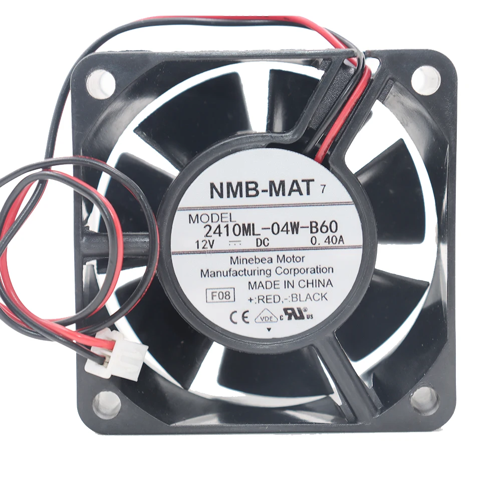 

NMB Original 2410ML-04W-B60/B69 12V 0.40A 6CM 6025 Heat Sink Fan