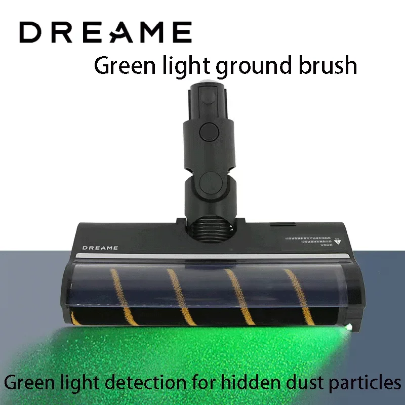

Dreame V16S V12S V11 V12 T10 T20 T30 T20pro T30NEO V16 V12pro Роликовая щетка с зеленым светодиодом, мягкая бархатная насадка для щетки для пола