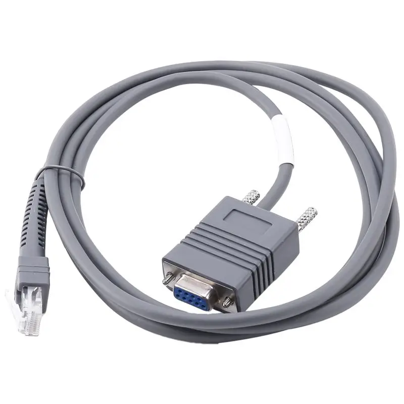 Delicate Texture-5X LS2208 RS232 Serial Cable CBA-R01-S07PAR For Symbol Barcode Scanner LS2208 6.5 Feet