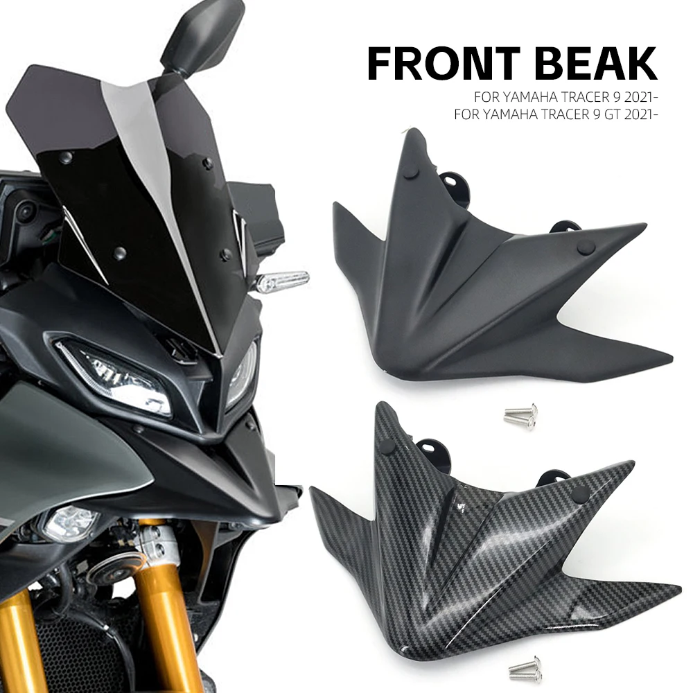 Motorcycle Front Beak Fairing Extension Wheel Extender Cover Fender For Yamaha Tracer 9 GT TRACER 900 Tracer900 2021 2022 2023