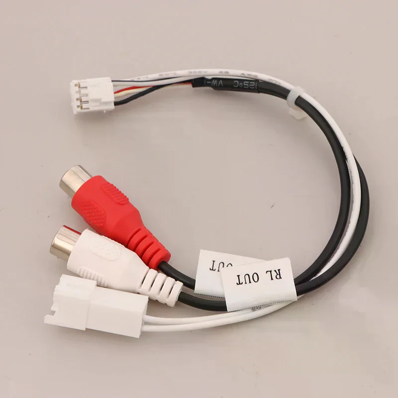8P RR RL Audio Output Male\Female Plug Cable Android Car Radio Multimedia Universal TS10 TS18 8581 FYT7862S FYT9863