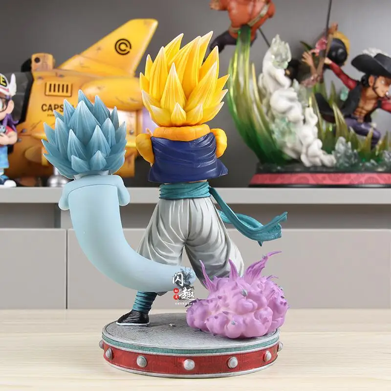 24 см Dragon Ball CS Фигурка DBZ Gotenks Figuras Manga Super Saiyan Фигурка Игрушки Модель Орнамент Аниме Периферийные устройства Детский подарок