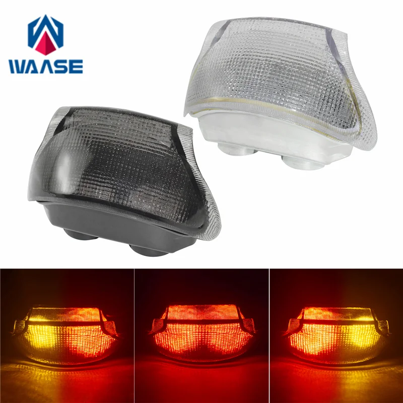 

WAASE E-Mark Tail Brake Turn Signals Led Light For TRIUMPH Daytona T595 1997-1998 955i 1999-2001 Speed Triple T509 1997-2001