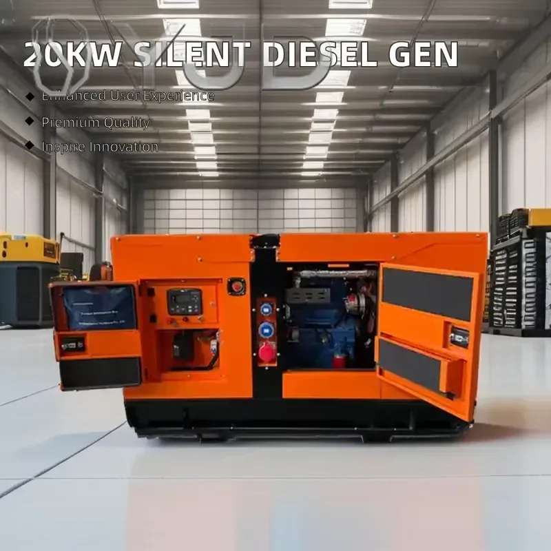 Hot Sale 400kWh 500kVA 3 Phase Silent Type Auto Start Open Frame Container Refrigerated Generator
