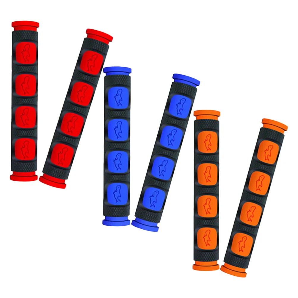 

3Pairs Motorcycle Brake Handle Grip Non-Slip PVC Material Safety Enhancing Durable Easy Install Brake Lever Grip
