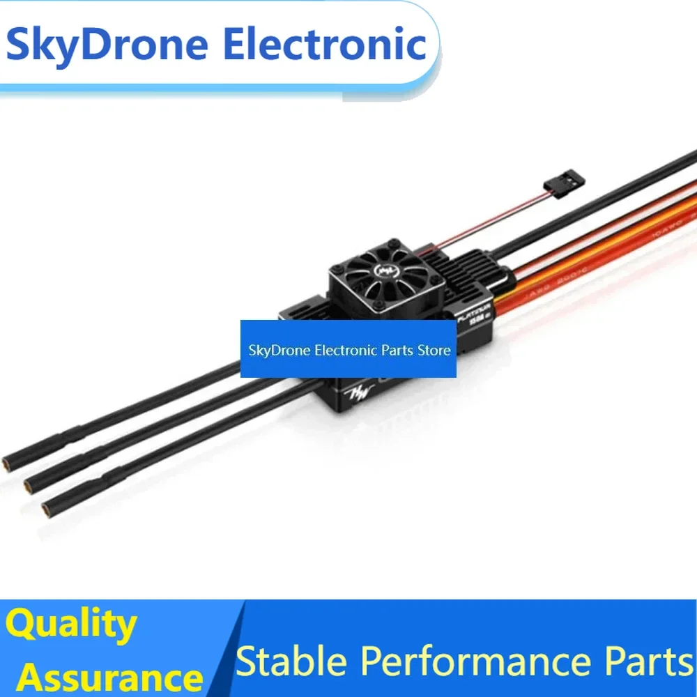 SkyDElHobbywing Platinum HV 150A V5 3-8S Switchable 5-8V/10A BEC Brushless ESC Speed Controller For RC Fix-wing 3D Flying Quadco