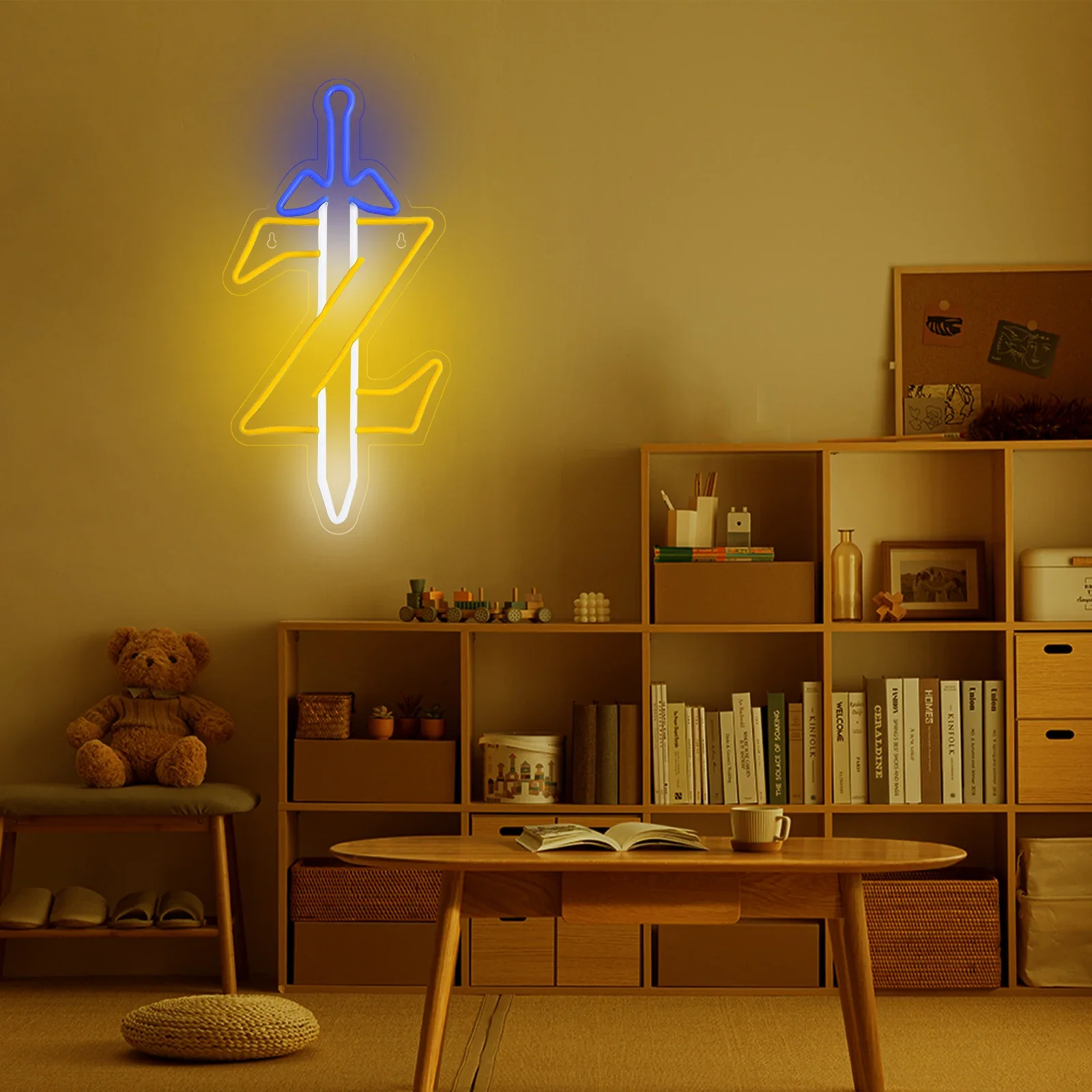 Sword Z LED Neon Sign Zelda Gamer Neon sign for Gaming Room  bedroom Teen Room Party Wall Decor Gift for Game Lovers USB Powered view 4
