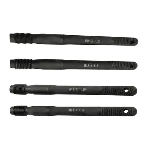 Alignment Pin Guide Tools for Black Wheel Hangers - 12x1.25/12x1.5/14x1.25/14x1.5 Positioning Pin 160mm/6.3 inches