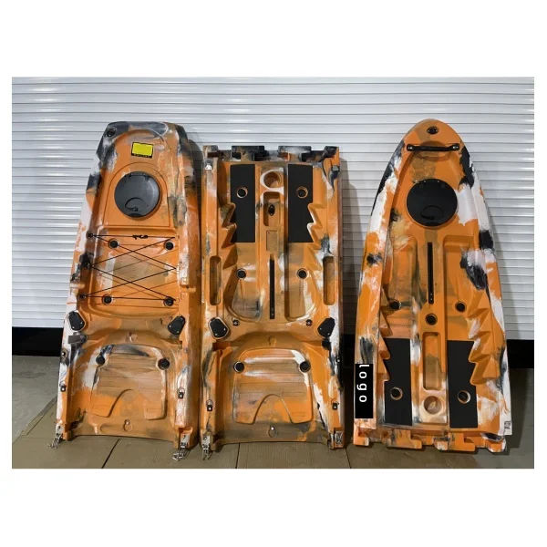 

Новый модульный каяк 2025 года, 15 футов, сверхлегкий, из LLDPE, с мотором, пластиковый, ненадувной, легко хранить, для одного гребца