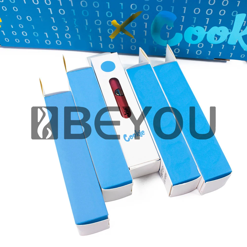 Reusable Blue White Cartridge Storage Display Box Plastic Card Slot 510 Connect Foldable Paper Cardboard Custom Logo Packaging
