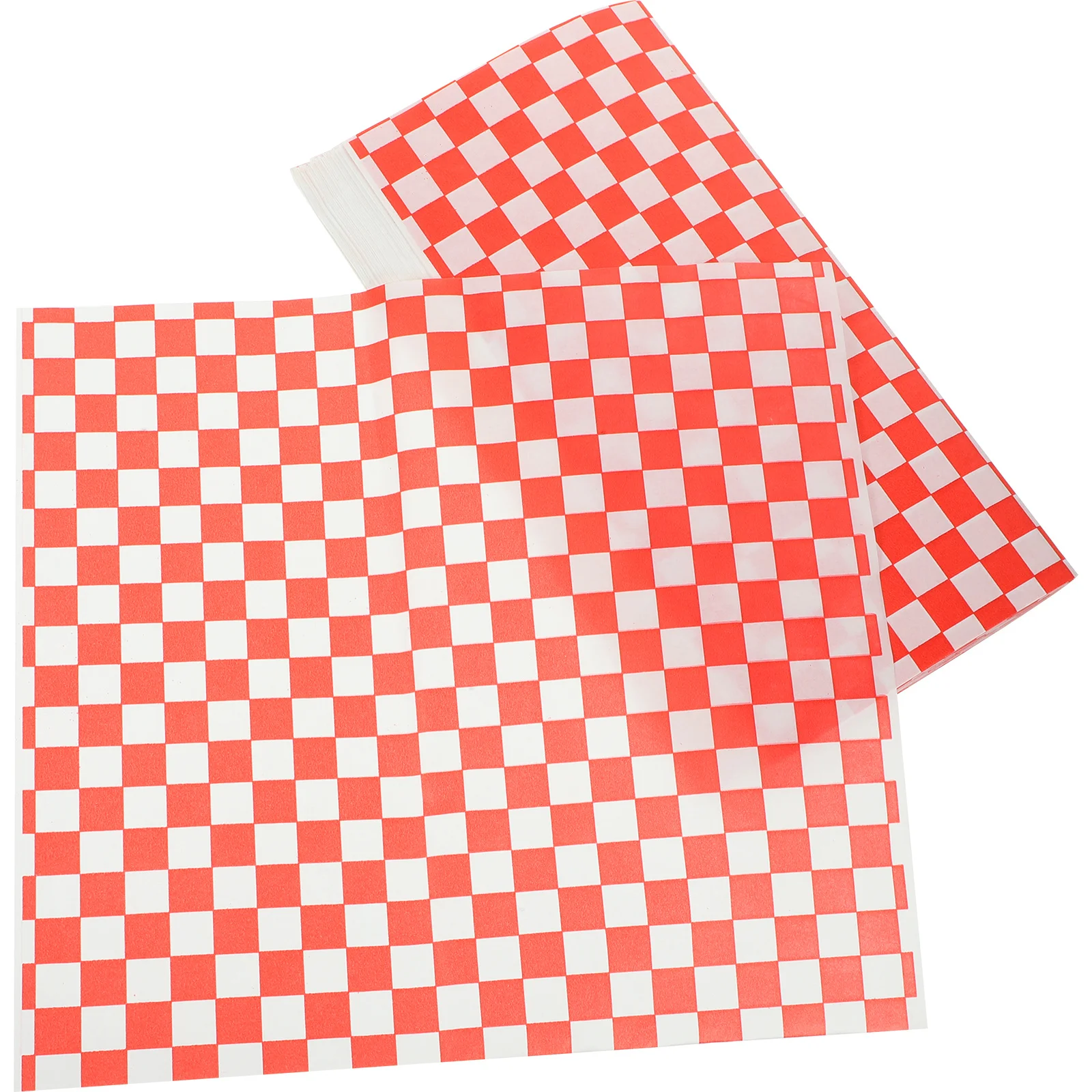 

Food Wrapping Paper 28X26Cm Red White Checkered Grease Resistant Waterproof Sandwich Wrap Liner Picnic