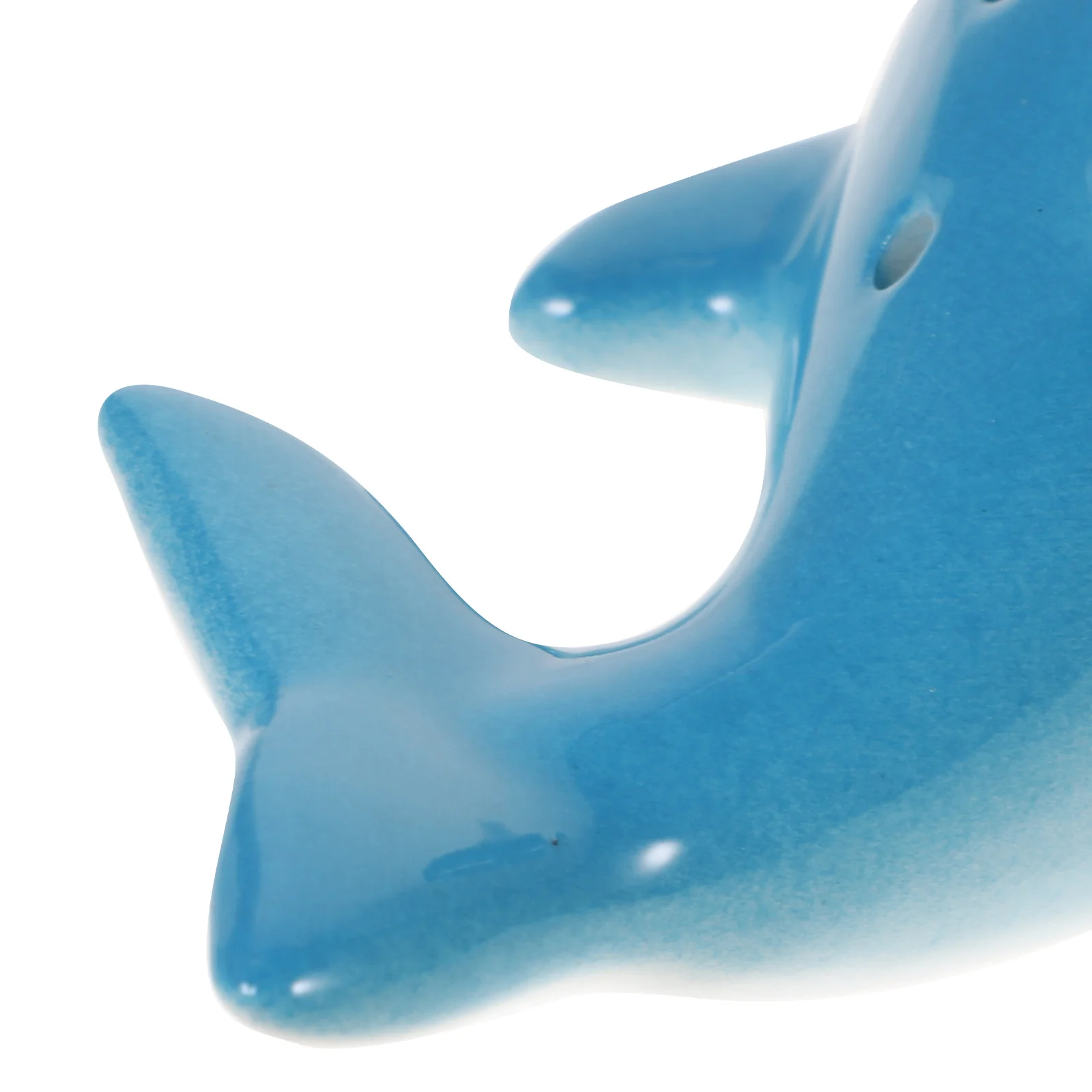 

6 Hole Dolphin Ocarina Premium Ceramic Compact Design Clear Tone Kids Beginner Wind Instrument Practice Ocarina for Family Fun