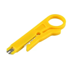 1pcs Yellow Mini Strippers Network Cable Plier 9cm UTP STP Cable Cutter Telephone Wire Stripper RJ45 tool