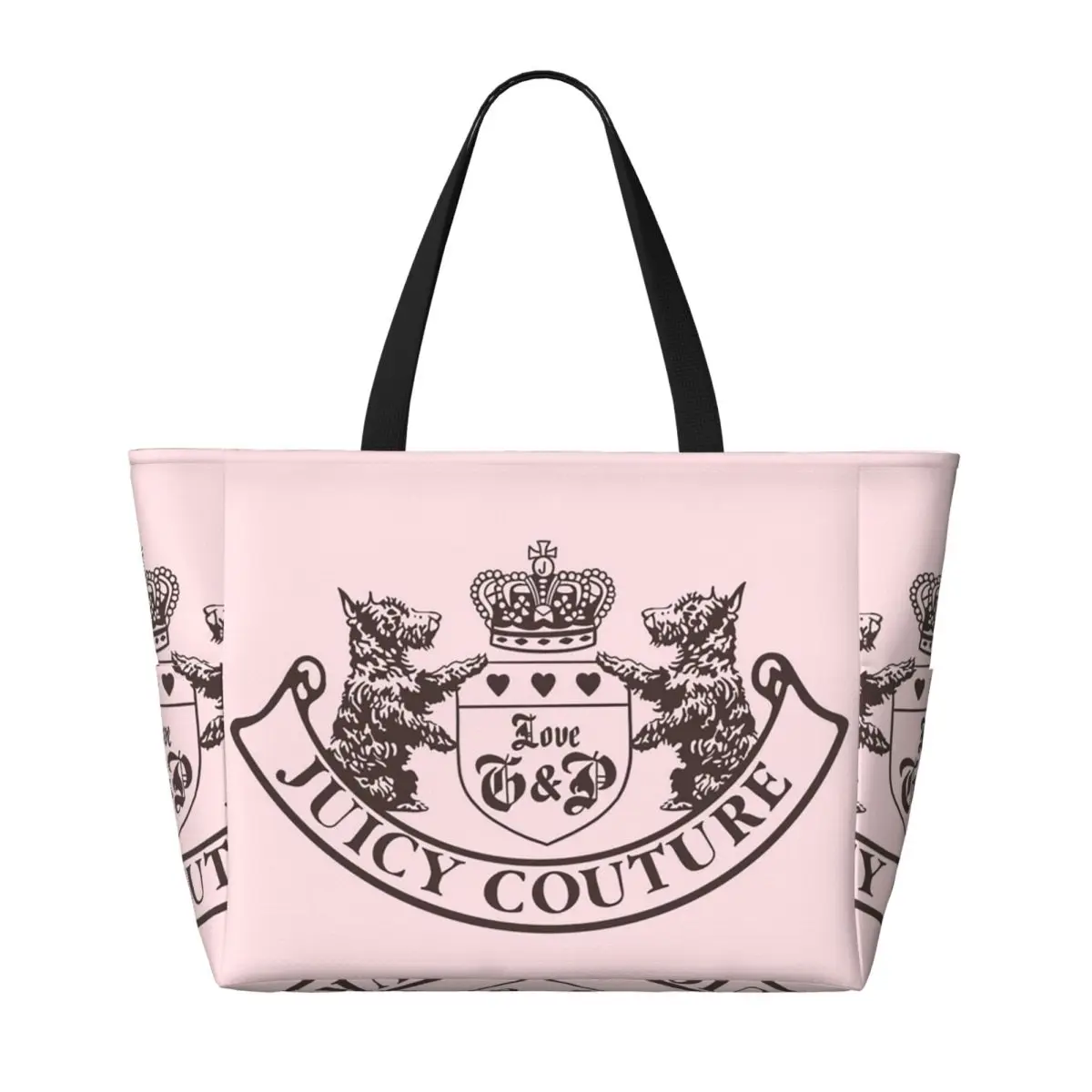 Y2k عصير كوتور كريست حقيبة حمل على الشاطئ حقيبة رياضية للصالة الرياضية واليوجا واق من المطر حقيبة حمل كبيرة للنساء حقيبة سفر حقيبة اللياقة البدنية #6