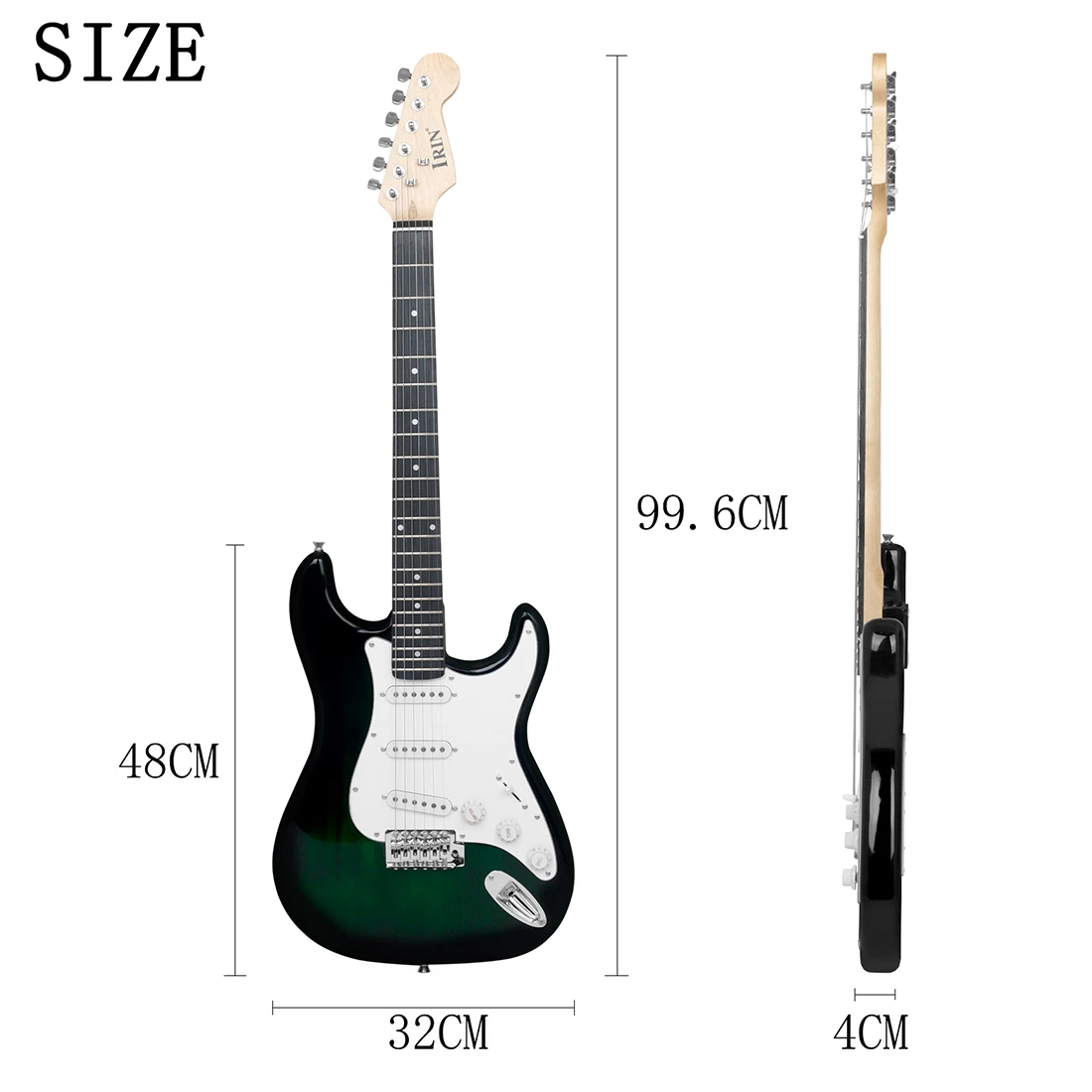 IRIN ST Electric Guitar 6 Strings 22 Frets Maple Body Neck Electric Guitarra With Bag Necessary Guitar Parts & Accessories