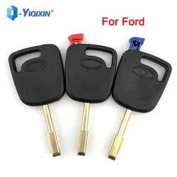 YIQIXIN-Lâmina Uncut Car Key Transponder Shell Case, apto para Ford Focus, Mondeo, KA, Fiesta, escolta, Jaguar XJ8, trânsito Connect, sem chip