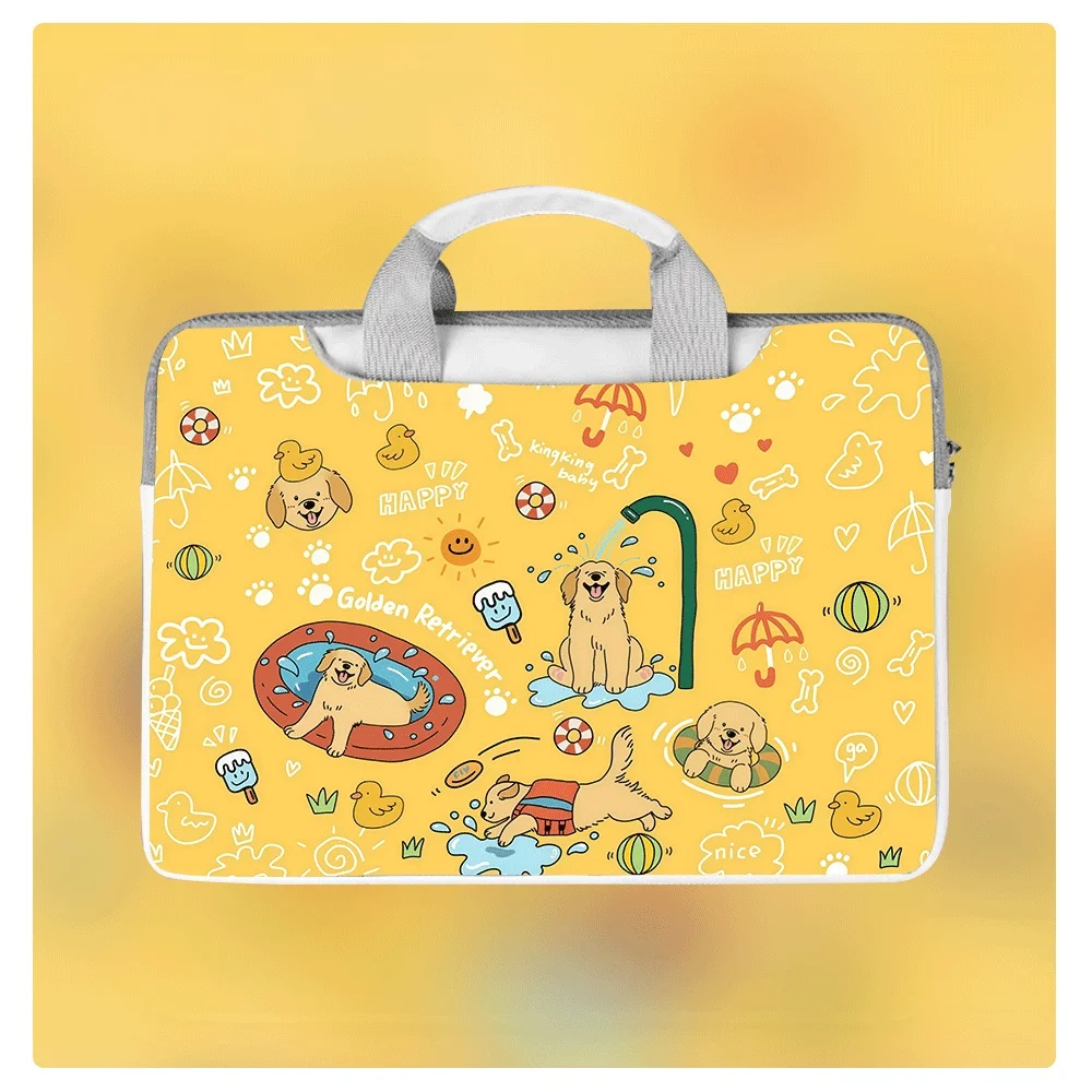 

Cartoon Animal Portable Laptop Bag Briefcase Laptop Protective Case Storage Bag for Macbook 12 13.3 14 15.6 16 Inch Macbook Air