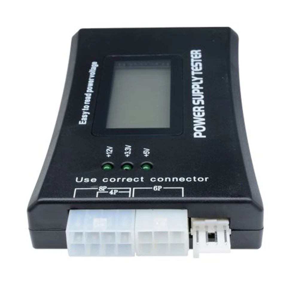 20/24 Pin Power Supply Tester Digital LCD Monitor PC Computer Atx Source Tester Power Supply Measurement Diagnostic Tester Tool