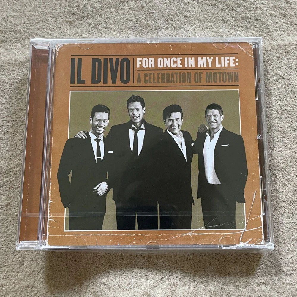 

IL Divo For Once In My Life CD Classical Crossover Opera Pop Album Deep Tenor Vocals Brand New Sealed In Stock Ready To Ship