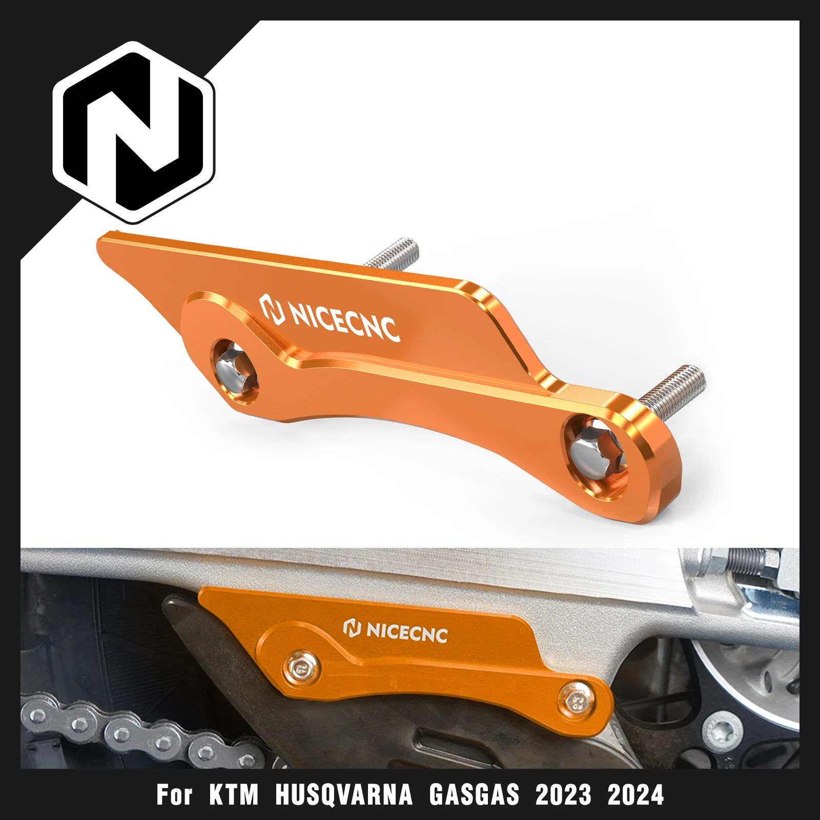 

For KTM EXC 300 2024 Rear Swingarm Guard Protector Cover 150 250 300 350 450 EXC EXCF XCW XCWF XC SX XCF SXF NICECNC Motorcycle