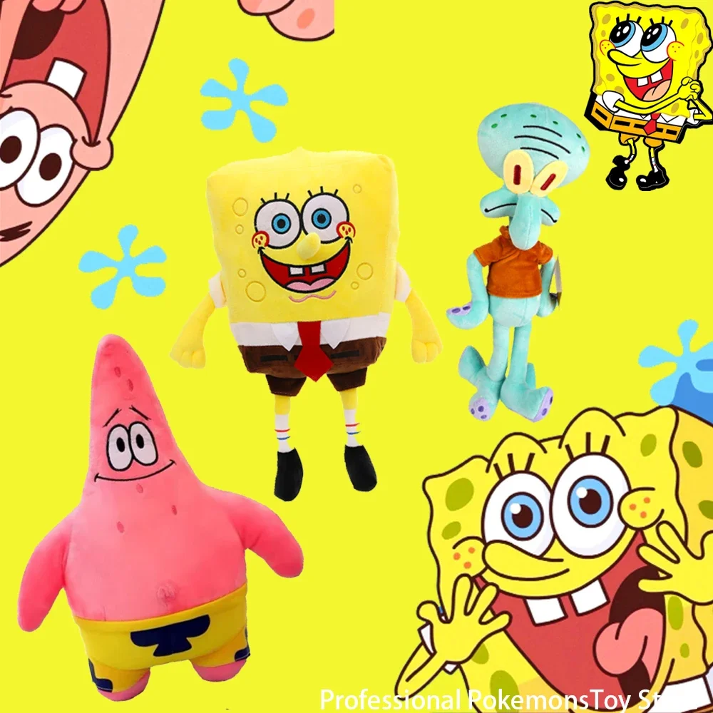 

vya% кукла Губка Боб Квадратные Штаны Патрик Стар Кальмар Егине Краб Гэри Каваи Мультфильм Мягкие Плюшевые Игрушки Подарок На День Рождения Для Детей