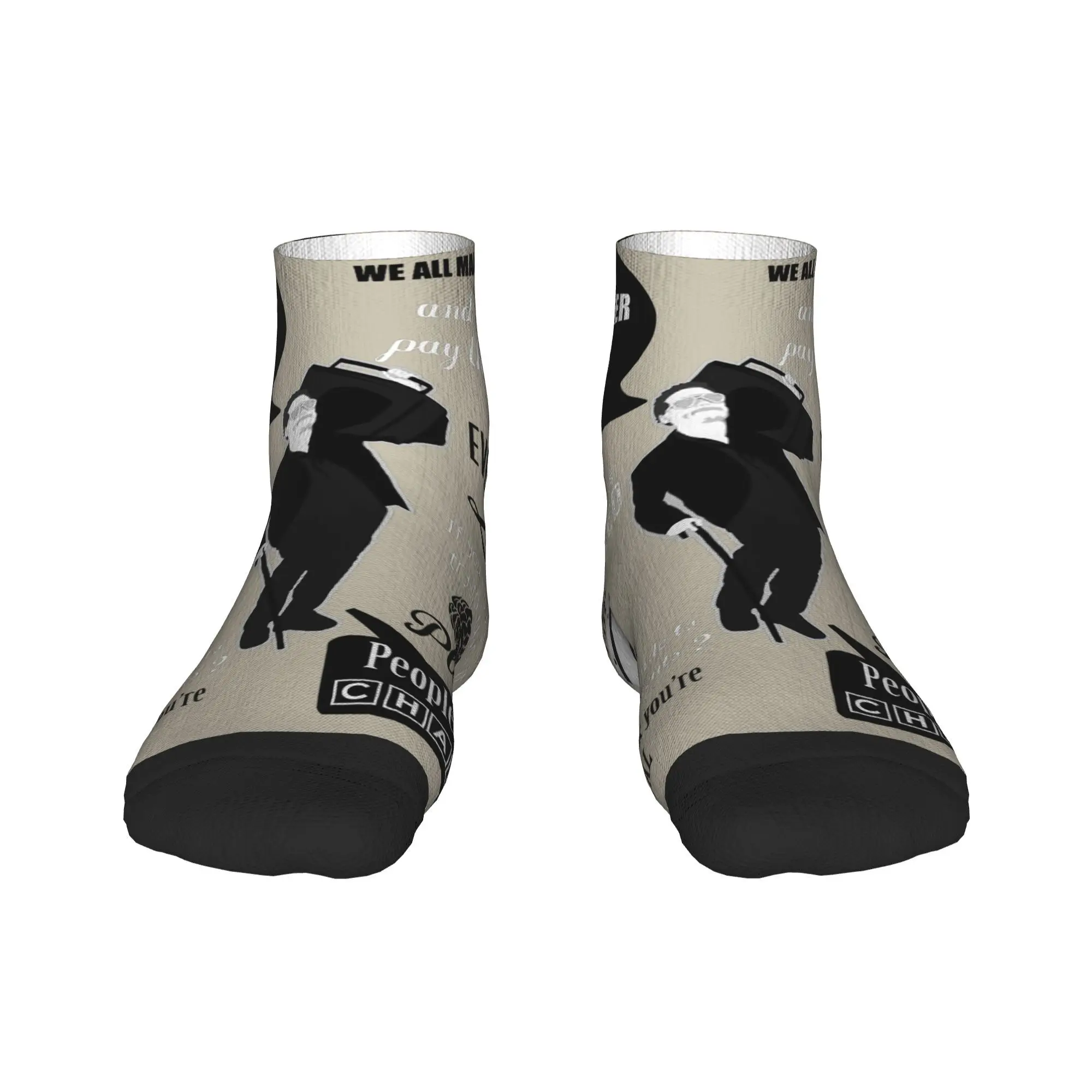 Dr House Montage 180575049 양말 여름 발목 양말 하라주쿠 남성용 품질 양말 맞춤형 야외 스포츠 미끄럼 방지 양말