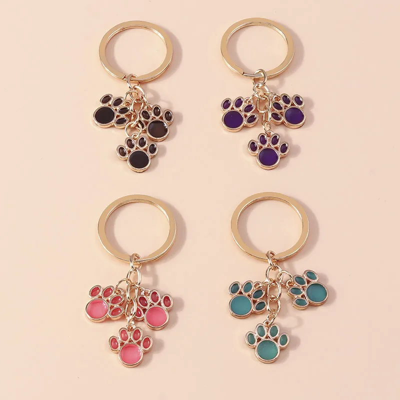 Aihua Niedlicher Schlüsselanhänger, Katze, Hund, Pfote, Schlüsselanhänger, Ketten für Damen und Herren, Handtasche, Zubehör, DIY, handgefertigter Schmuck, Geschenk – Detail 13