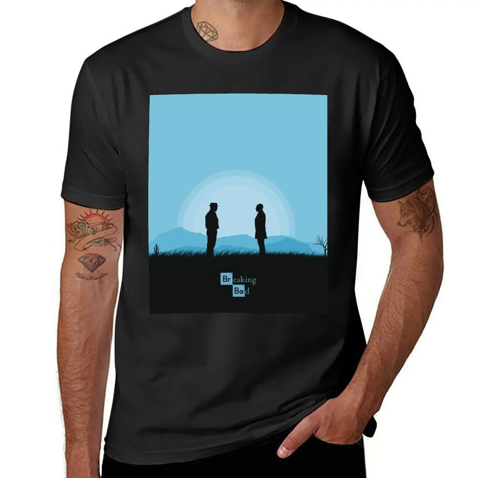 

Breaking Bad Minimalist Movie poster T-Shirt customizeds summer clothes luxury clothes men