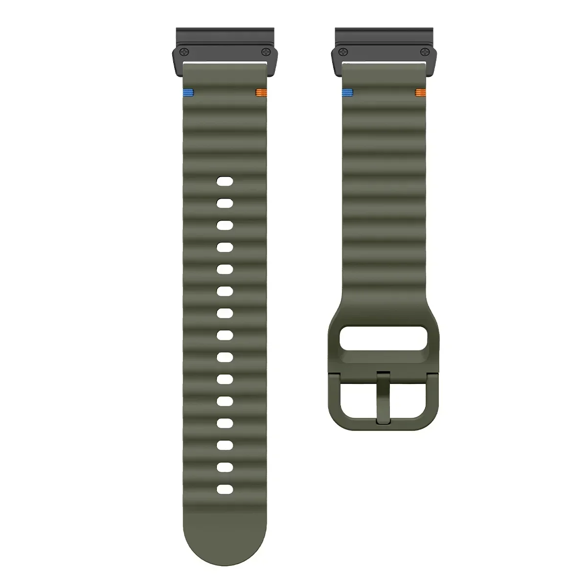 20 22 26 mm für Garmin Fenix 8 51 mm 7X 7 Pro Fenix 6X 6 5X 5Plus Tactix 7 Quick Fit Sport Silikonband Forerunner 965 945 Armband – Detail 15