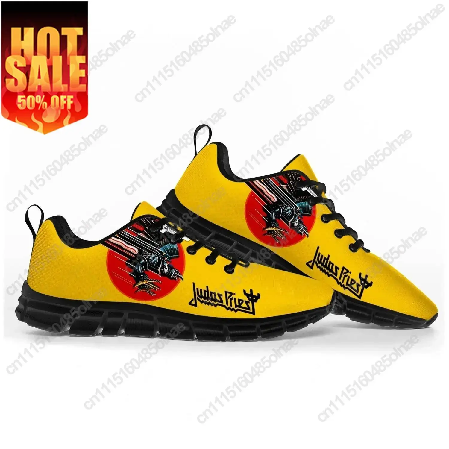 Judas Priest Heavy Metal Rock Band Sports Shoes Mens Womens Teenager Breathable Lace-up Sneakers Custom High Quality Couple Shoe
