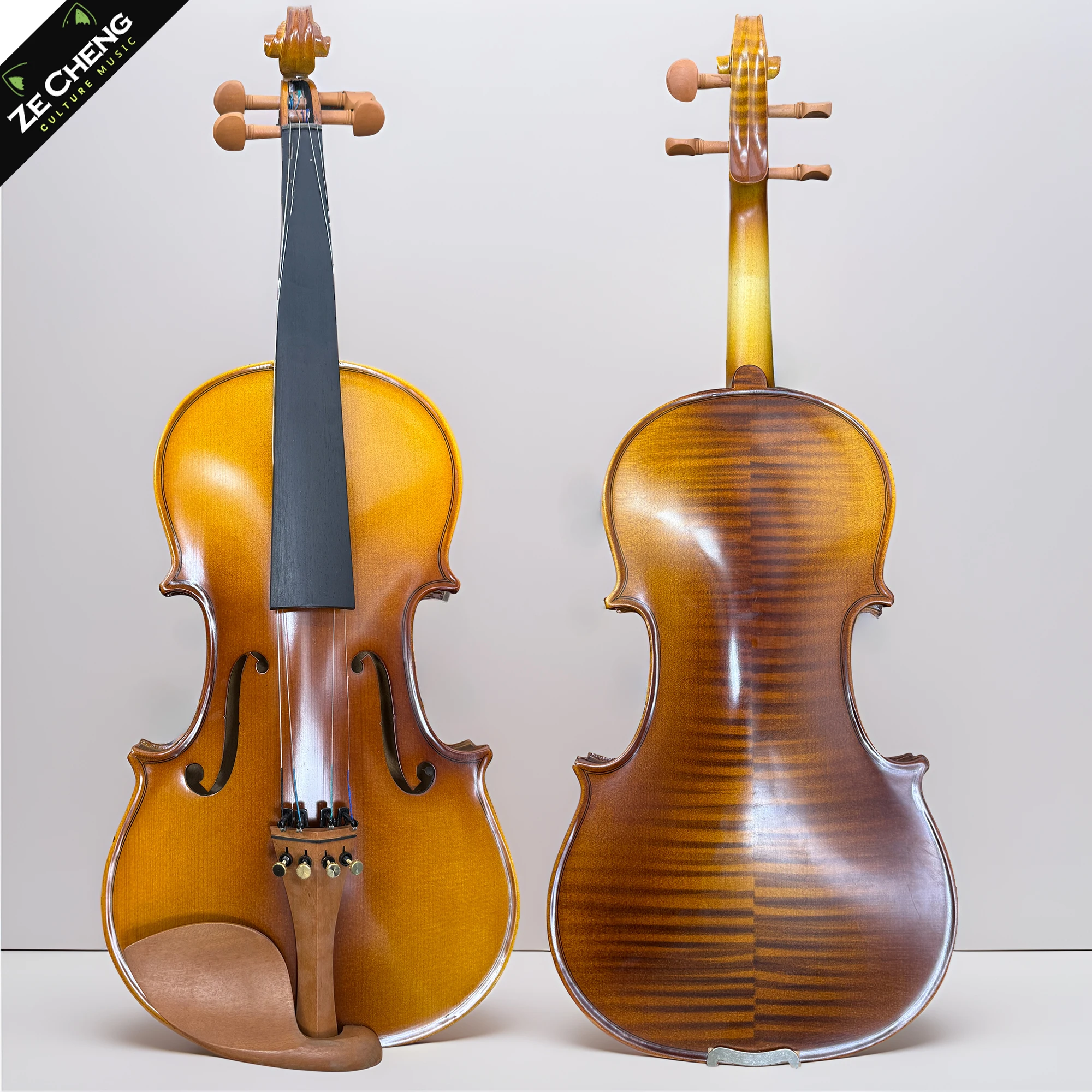

Professional Violin 4/4 Natural Stripesd Maple Violin 4/4 Veneer Back Instrument Handmade Antique Violin