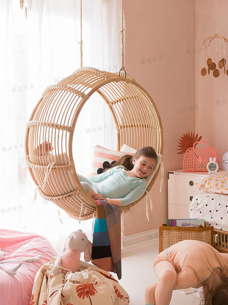 

Instagram True Vine Hanging Chair Children's Indoor Balcony Swinging Home Female Bedroom Swinging Basket Children's Room