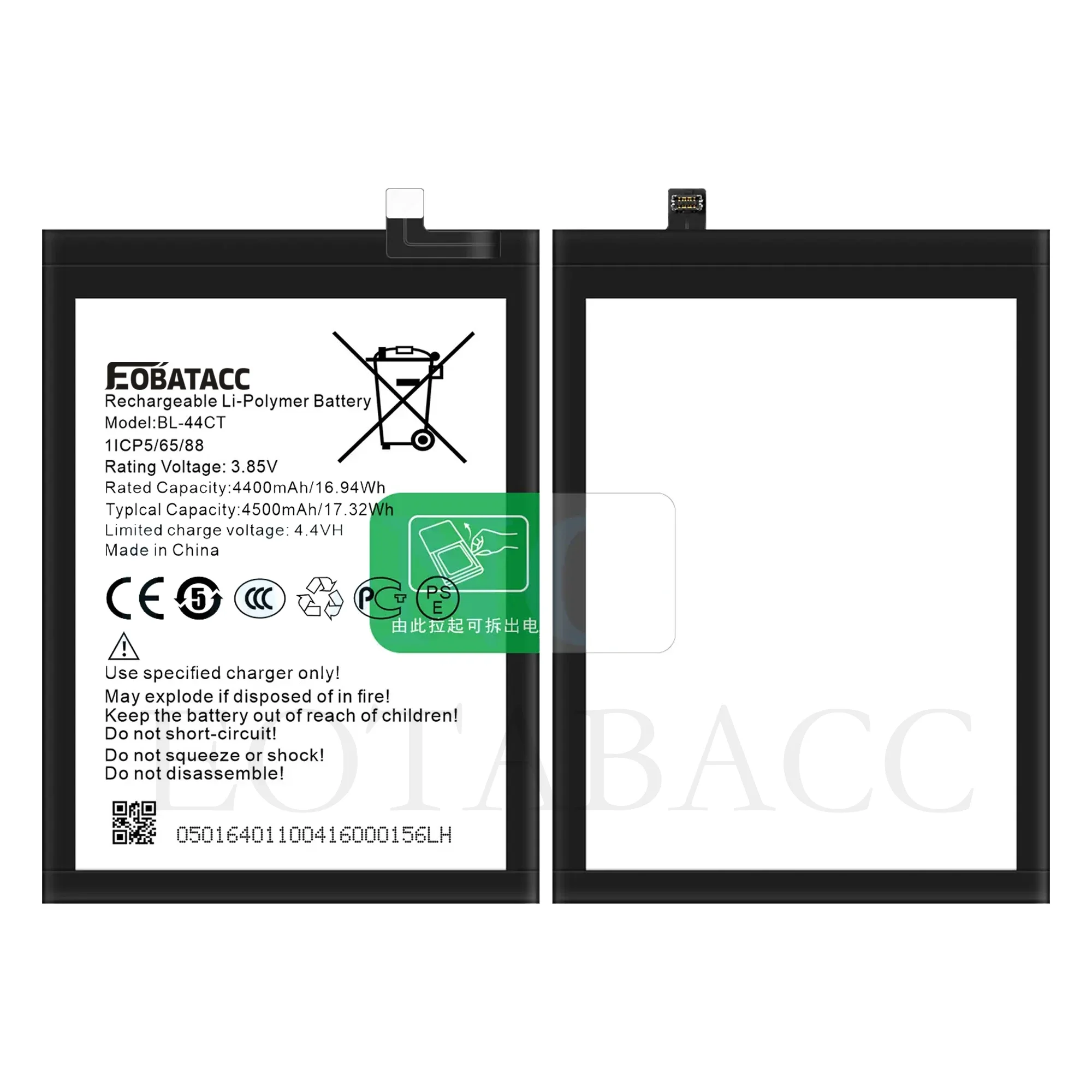 EOTABACC High Quality 100% Original BL-44CT Battery For Tecno camon16 premium/CE9/phantom 10  Phone Battery+Tools