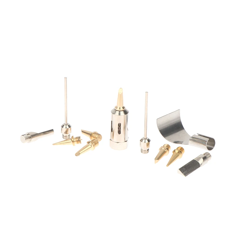 Kit penna per saldatore ricaricabile senza fili universale ABS Set di strumenti per saldatura di saldatore a gas portatili per elettronica 5/6 pezzi