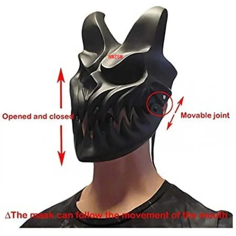 Cos 할로윈 도살 마스크 Deathmetal Kid of Darkness Demolisher Shikolai Demon Masks Brutal Deathcore Cosplay Prop