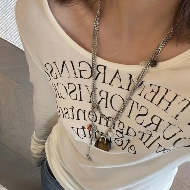 31BB Pendant Necklace Neck Jewelry Suitable for Youthful Couple or Close Friend