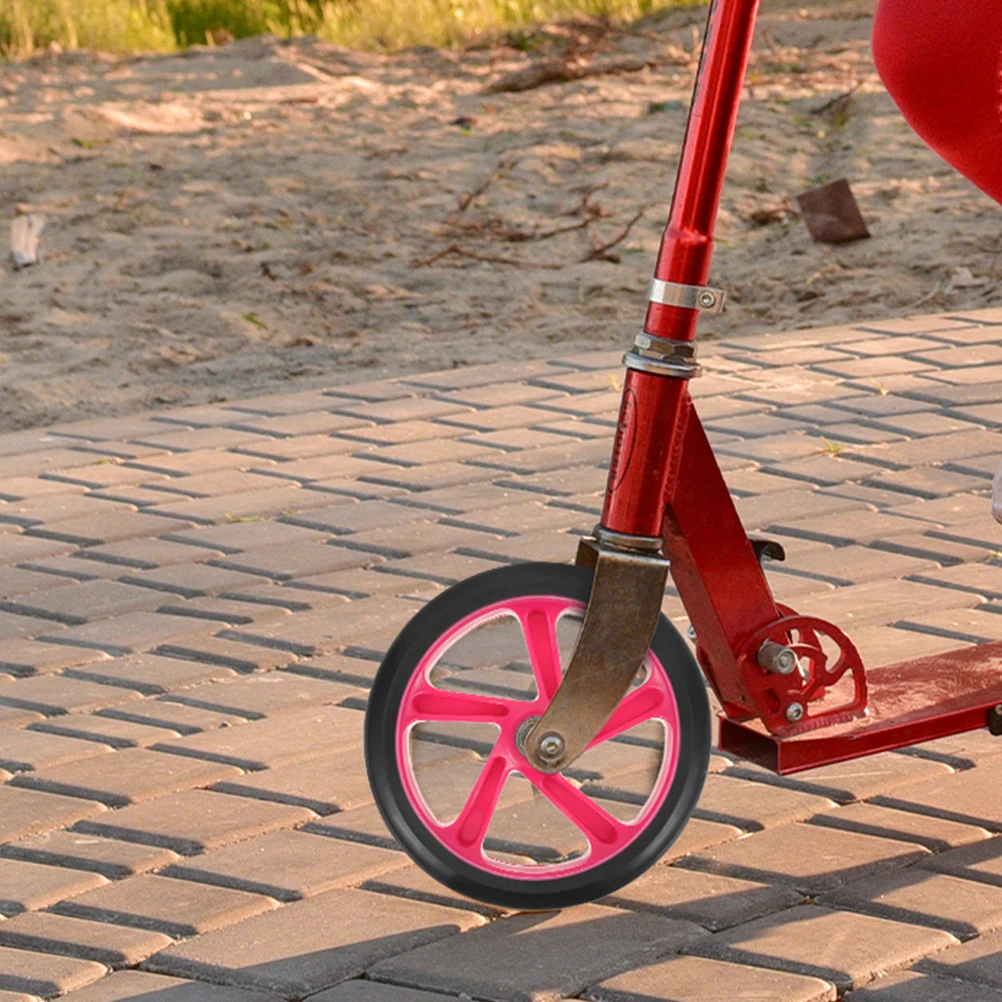 

High Elastic Shopping Cart Wheel Replacement Scooter Wheels Electric Tires Wheelchair Kick Pu Parts for Scooters