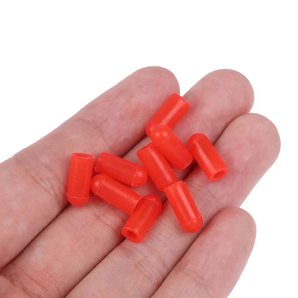 100-1000pcs Food Grade Silicone Rubber Needle Cover Syringe Sealing Test Tube End Cap Accessories - view 3
