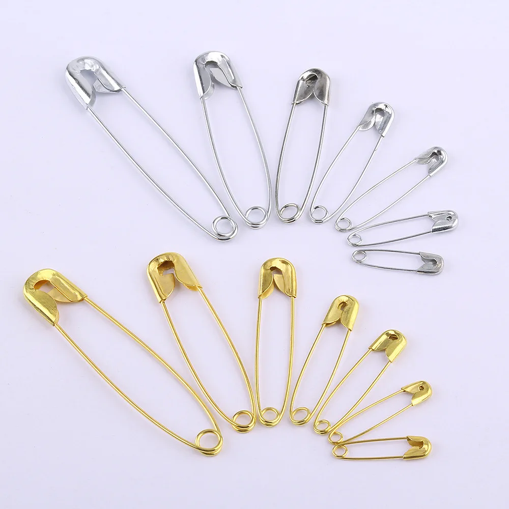 100/200Pcs/Lot 22mm Colorful Small Safety Pins DIY Mini Buckle Pin Needlework Sewing Tools Steel Safety Pin Brooch Accessory