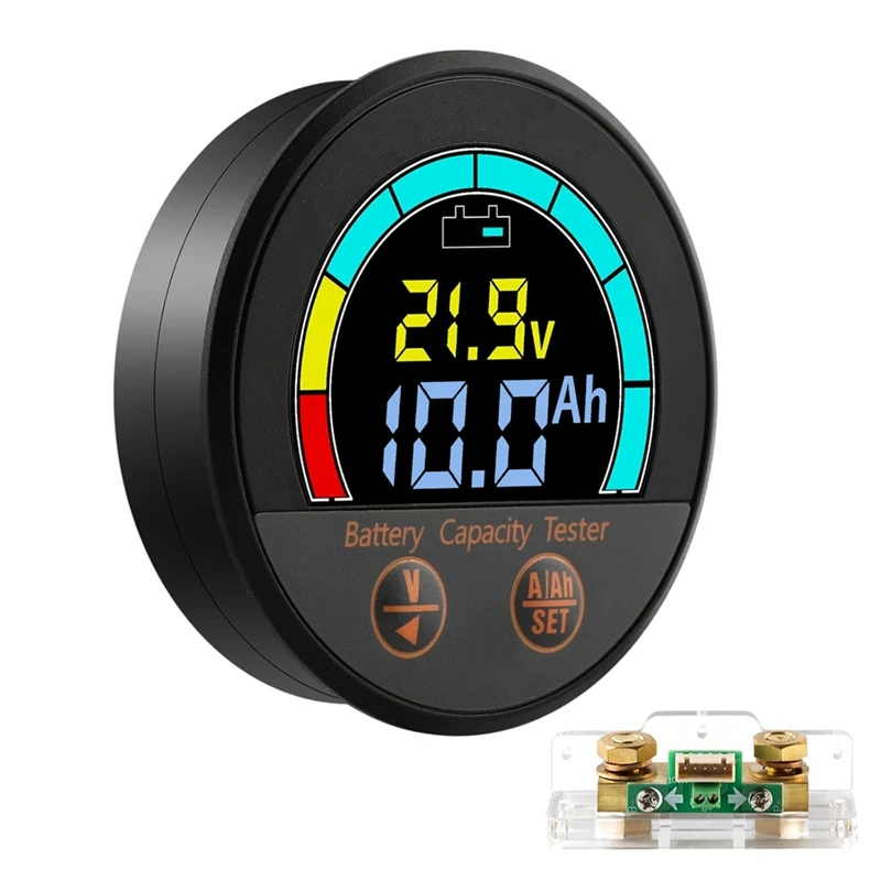 ABDJ-جهاز اختبار بطارية IP67 مقاوم للماء 10-100 فولت مع شاشة توفير الطاقة 100 أمبير V/A/Soc/Ah ليثيوم، Lifepo4