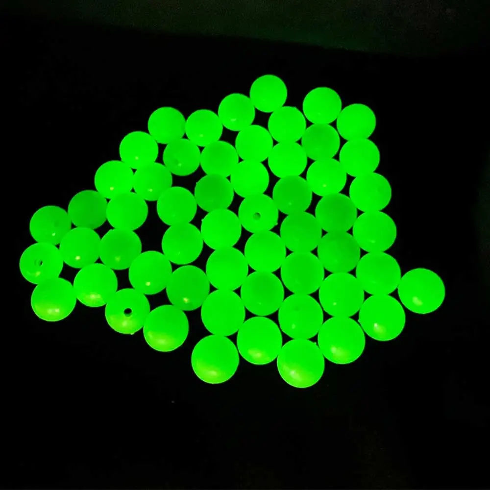 Aparejos de pesca acessórios de isca de pesca luminosa contas de pesca luz brilhante bolas flutuantes rolha de pesca