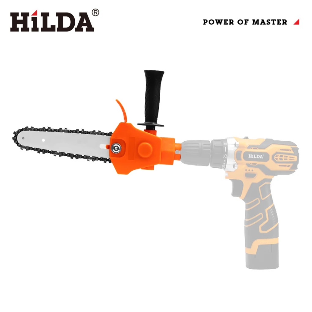 4/6 Inch Electric Drill Modified To Electric Chainsaw Tool Attachment Electric Chainsaws Accessory Practical Modification Tool