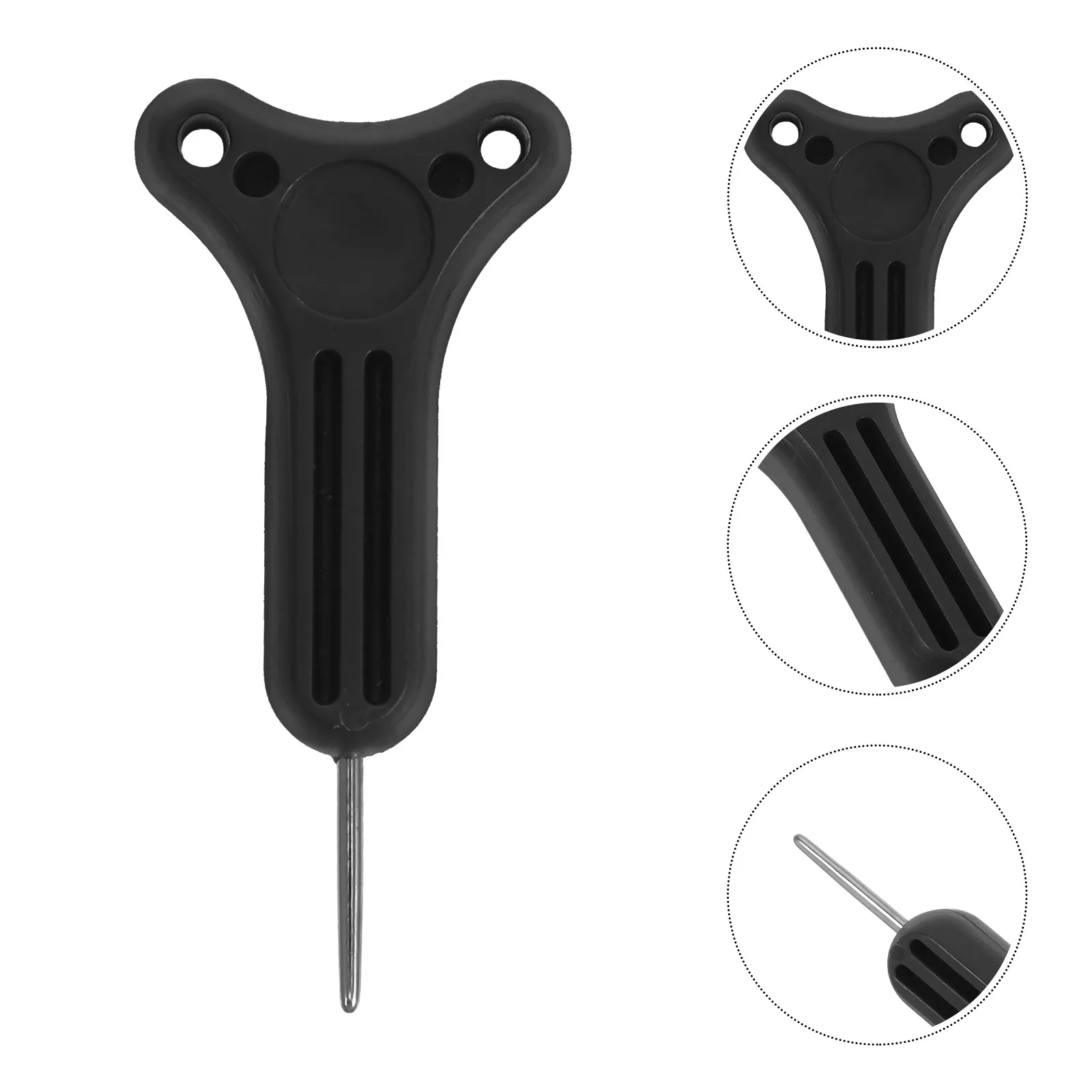 Black Plastic Braille Writing Pen Ergonomic Design for Blind Visually Impaired Learn Braille Alphabet Teaching Tool