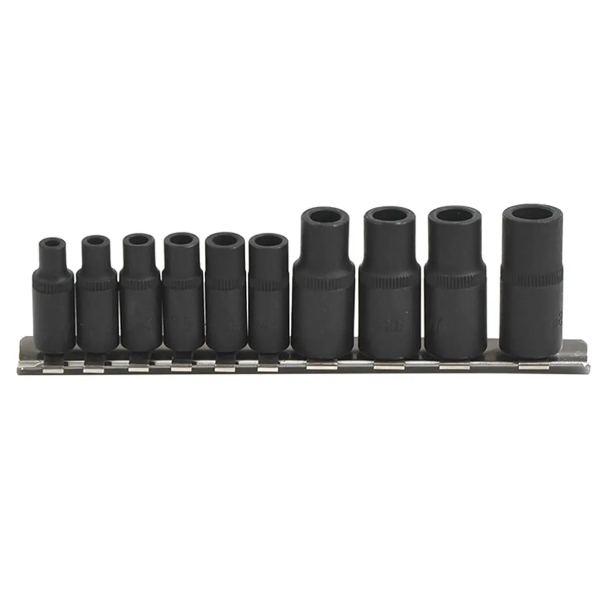 DT38 10 Pcs Magnetic Tap Socket Wrench Set for 1/4
