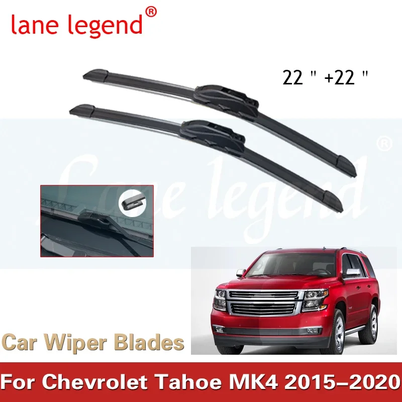 

For Chevrolet Tahoe MK4 GMC Yukon 2015 2016 2017 2018 2019 2020 Accessories Front Windscreen Wiper Blade Brushes for Car Cutter