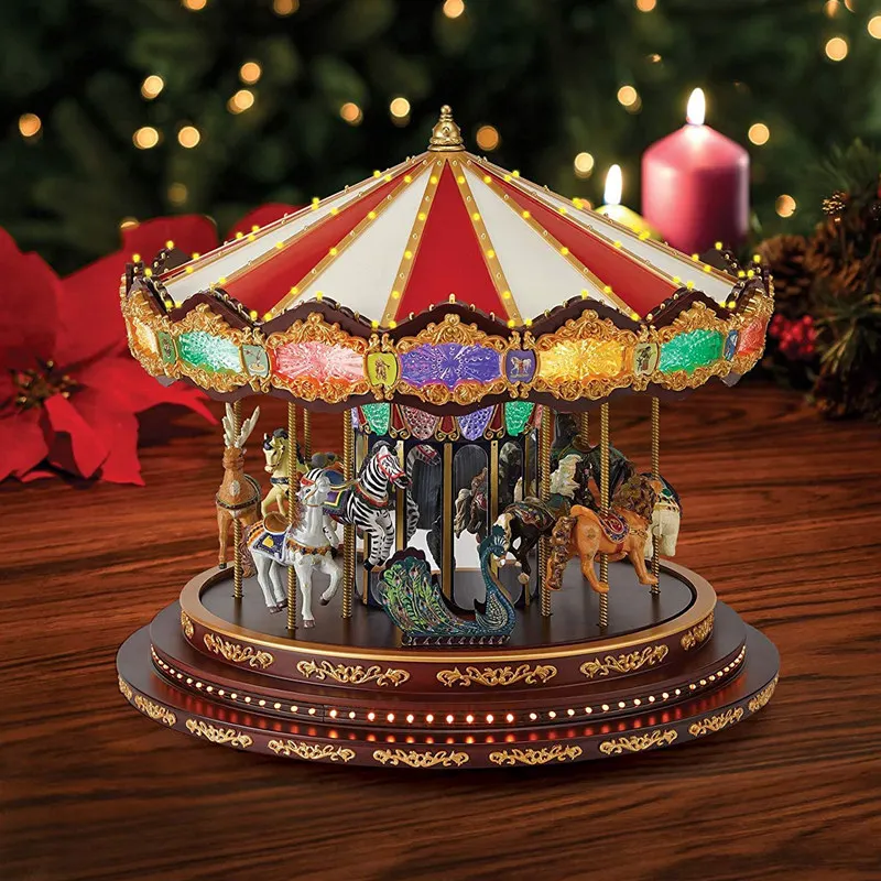 Carousel Eight Music Box Luxury Wind Music Box Girlfriend Birthday Christmas Gift