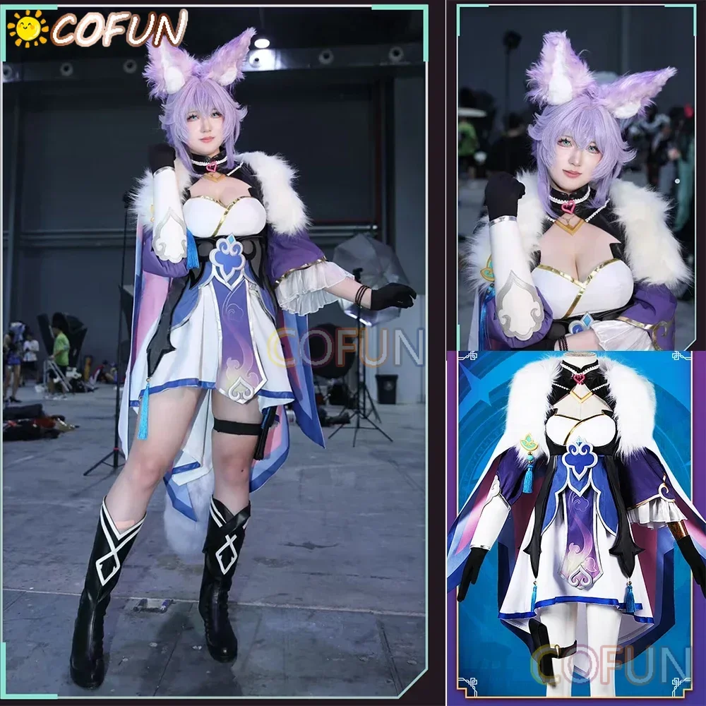 COFUN Honkai: Star Rail Baiheng Cosplay Costume Women Cos Game Anime Party Uniform Hallowen Play Role Clothes Clothing Dress