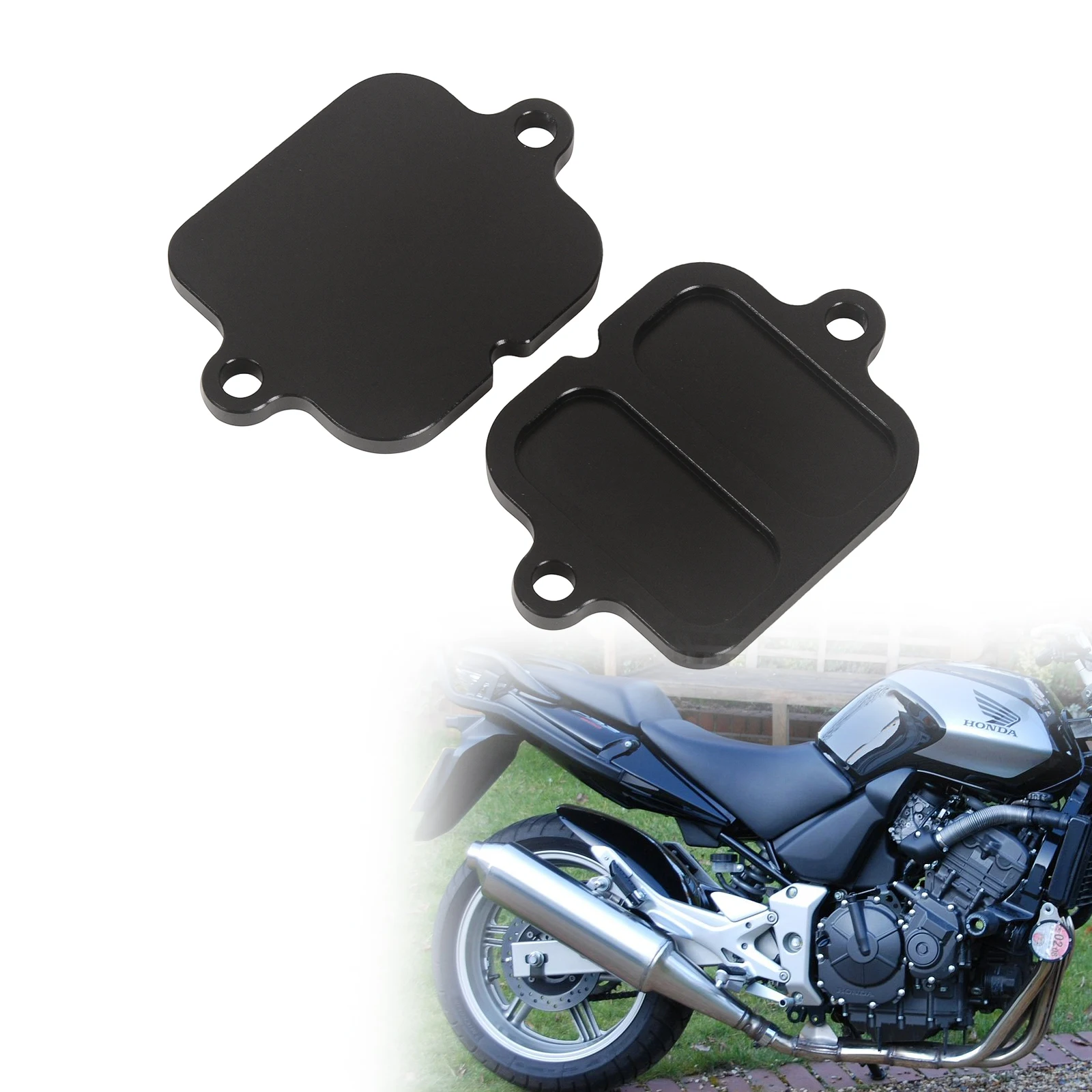 Мотоциклетные блоки для смога MOTO4U, пластины, алюминиевые аксессуары для Honda CBF 600 2004 2005 2006 2007