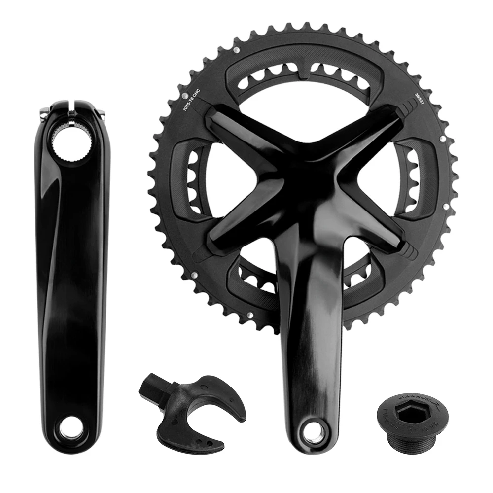 

Off-Road Highway Bicycle Crankset 11/12 Speed 7075 Aluminum Double Disc 105 Hollow Integrated Crank Center Shaft